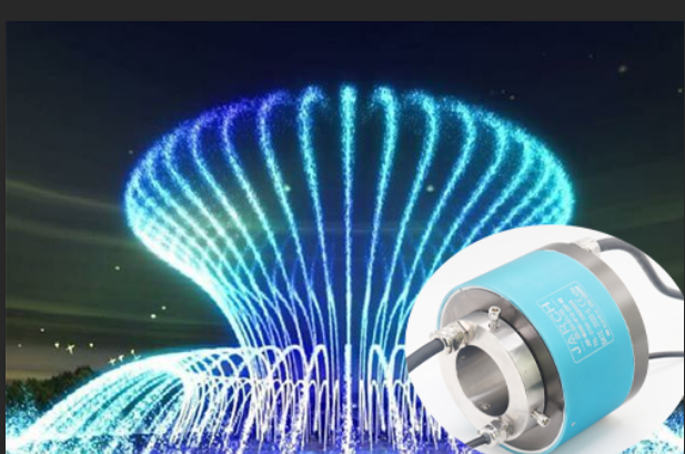 防水导电滑环在音乐喷泉的应用,嘉驰防水导电滑环